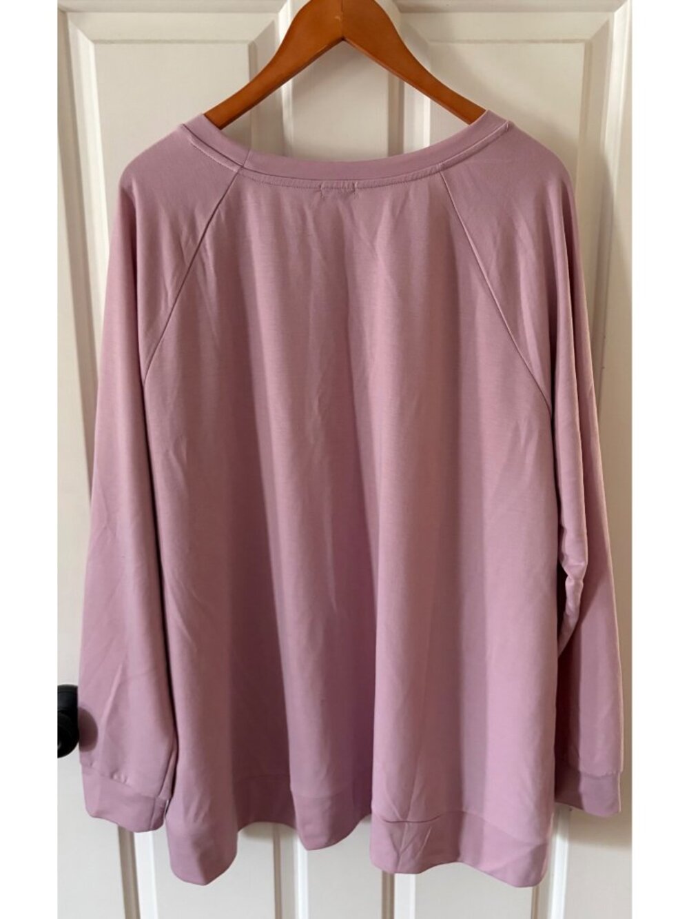 Studio 1896 Women's Long Sleeve Top Pink Sequined Front Size 2X / 3X - Picture 6 of 6